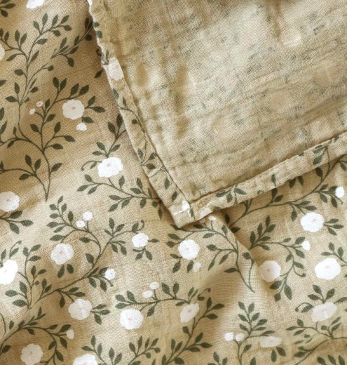Muslin velika brisa XL blossom – Temno žajbelj