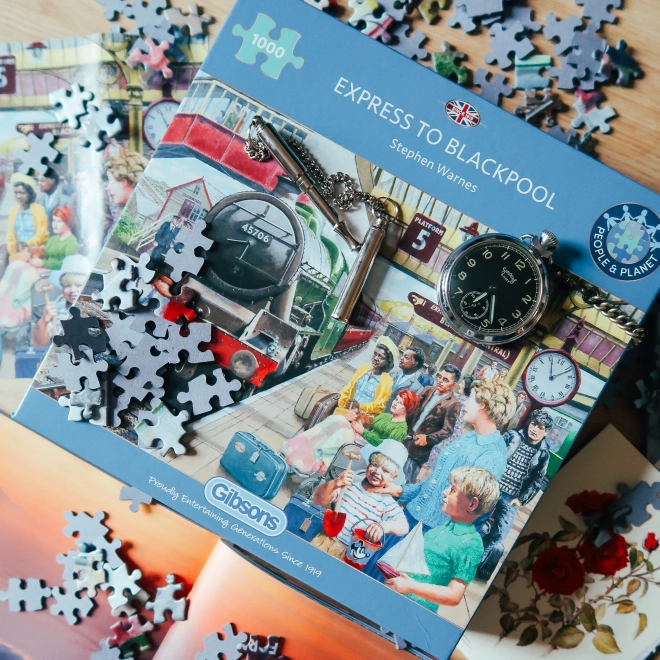 GIBSONS Puzzle Express za Blackpool – 1000 delov