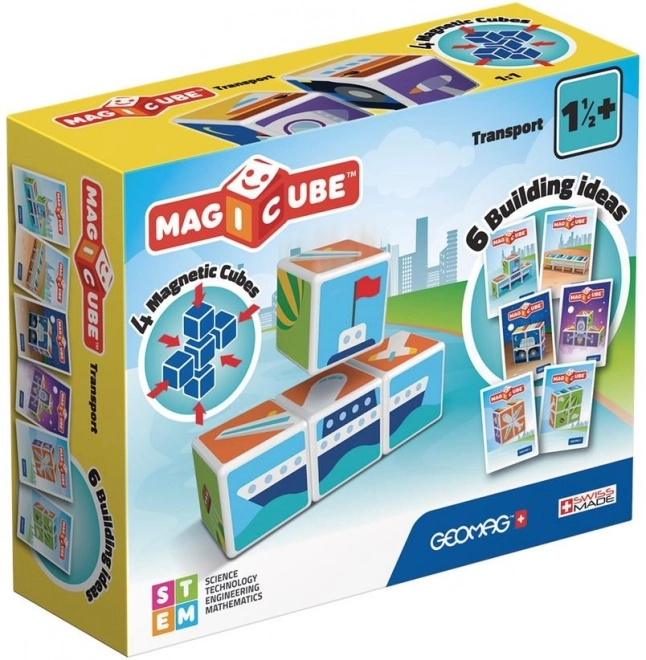 GEOMAG Magnetne kocke Magicube Prevozna sredstva