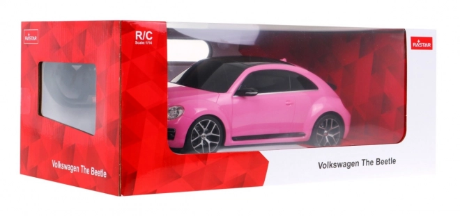 Avto na daljinsko upravljanje R/C Volkswagen Beetle Rastar 1:14 roza