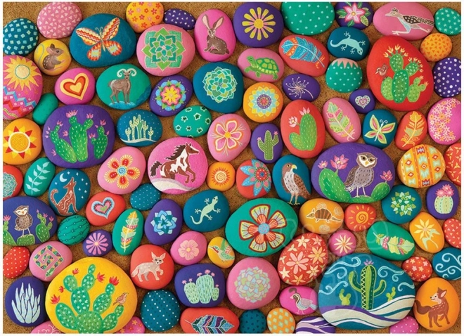 Puzzle Poslikani kamni jugozahoda COBBLE HILL 1000 kosov