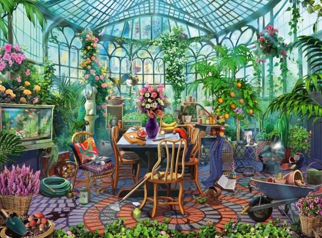 Ravensburger puzzle V rastlinjaku 500 kosov