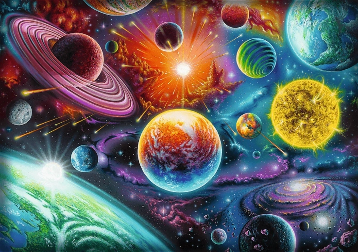 Sestavljanka 1000 kosov – vesoljska pustolovščina TREFL DreamScapes