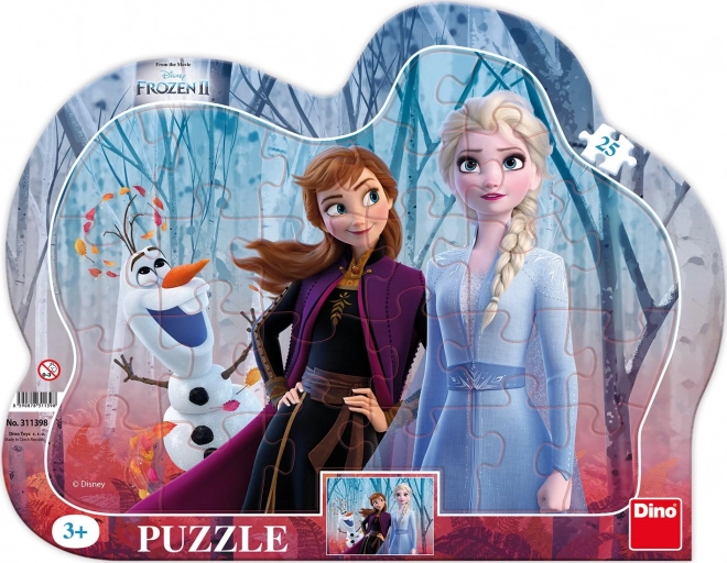 Sestavljanka Frozen II z Olafom, 25 koščkov