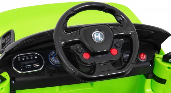 Električni avto Land Rapid Racer zeleno