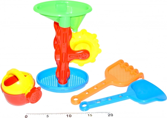 Set za pesek 22 cm, 4 kosi