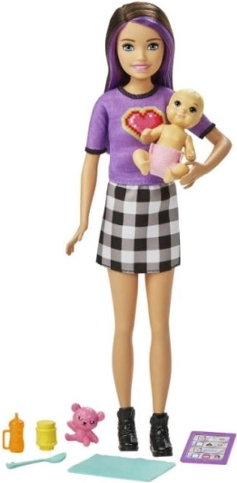 Barbie varuška z dojenčkom in dodatki