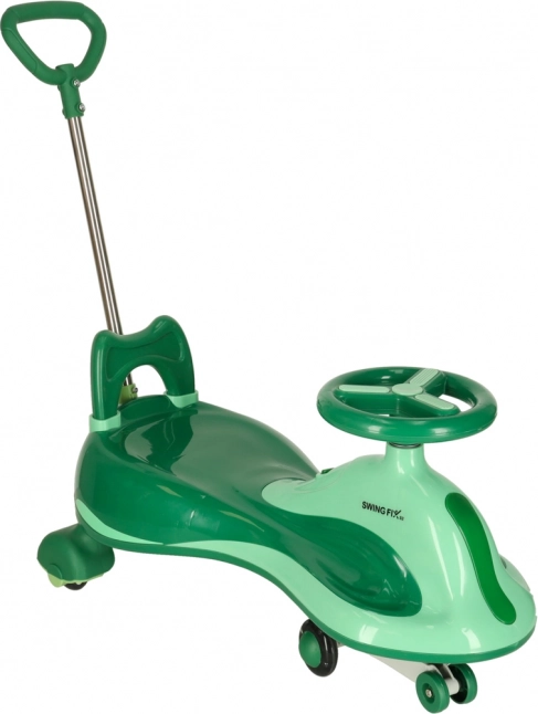 Zelena vozička igrača Swing Fix za otroke