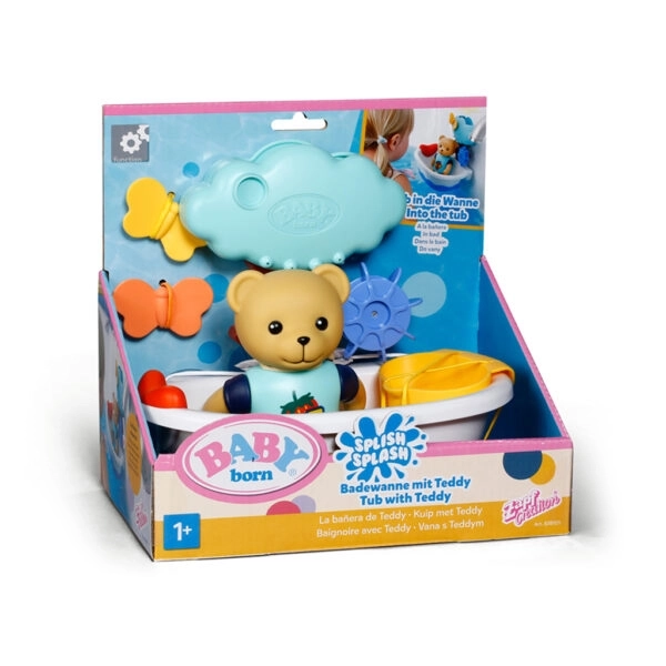 BABY born splish splash banjica z medvedkom