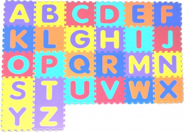Alltoys penaste puzzle – črke 30 × 30 cm