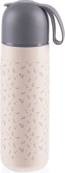 Termovka za pijačo s silikonskim držalom 400 ml, Flowers