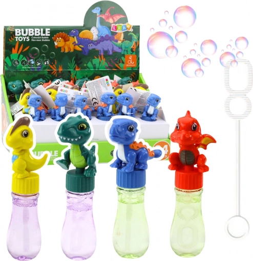 Milo za mehurčke s premično figurico dinozavra 14 cm