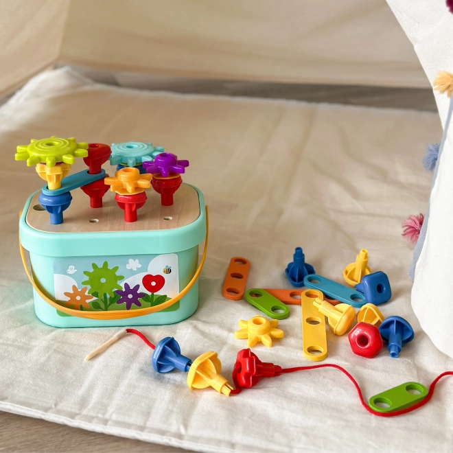 Woopie Green Konstrukcijski Box Motorični Montessori 12v1