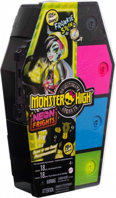 Punčka Monster High Skullimate Secrets neon – Twyla – Frankie