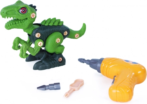 Vijačni dinozaver Velociraptor z baterijskim izvijačem