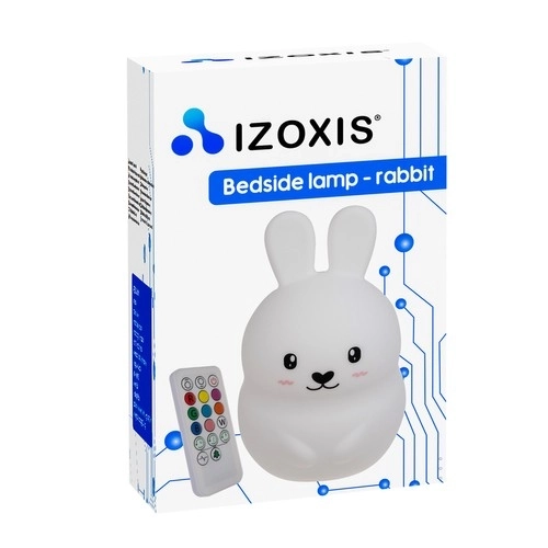 RGB nočna svetilka s daljinskim upravljanjem - zajec