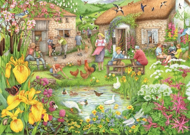 Uganka Kmetijska kavarna v dolini od Ravensburger