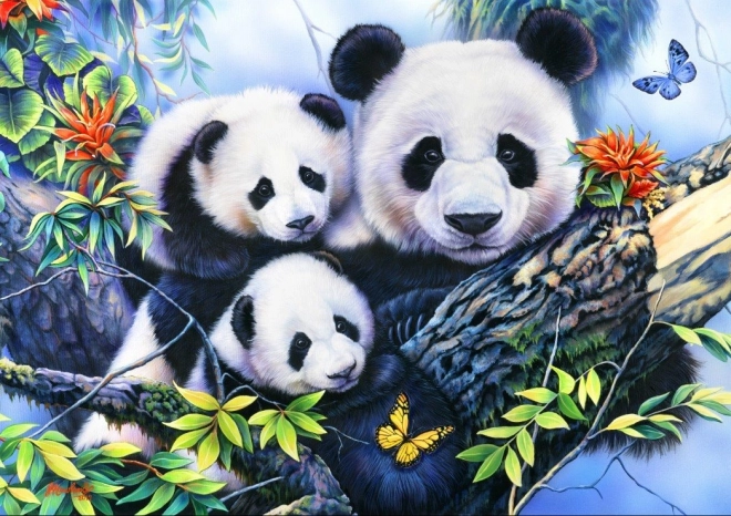 Uganka Panda družina 1000 kosov