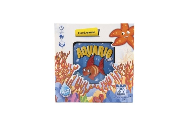 Aquario družabna igra v pločevinasti škatlici 13x13x7,5cm