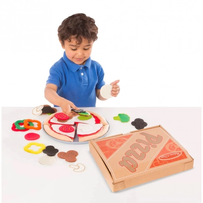 Pizza set iz klobučevine Melissa & Doug
