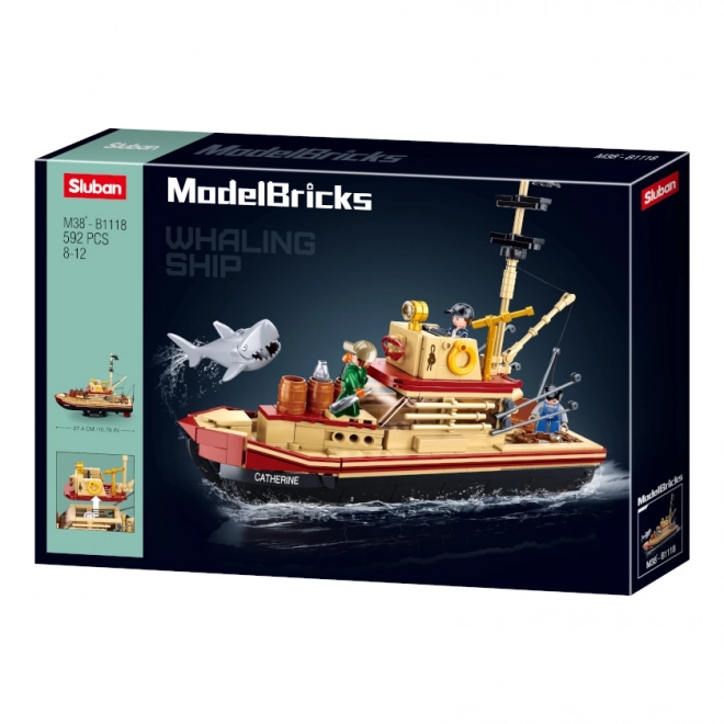 Sluban ModelBricks M38-B1118 Ribiška ladja Catherine