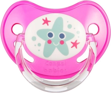 Canpol babies Cvilka iz silikona, anatomska LOVE&SEA 0–6 m 1 kos
