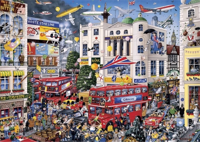 GIBSONS Puzzle Ljubim London 1000 kosov