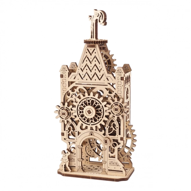 Ugears 3D lesene mehanske sestavljanke Ura stolp