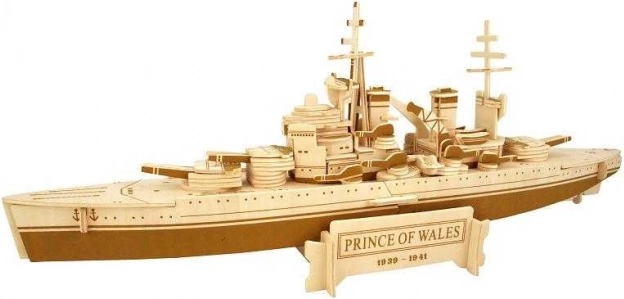 Lesena 3D sestavljanka bojna ladja Prince of Wales