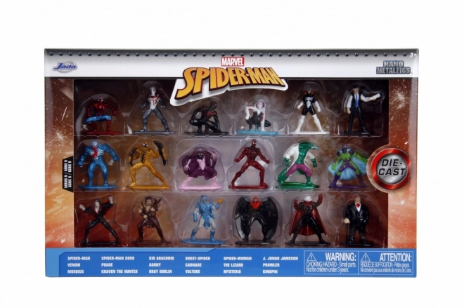 Spider-Man kovinske figurice 18-kos, verzija 9