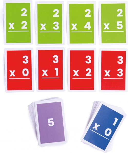 Bigjigs Toys kartice za množenje 1–6