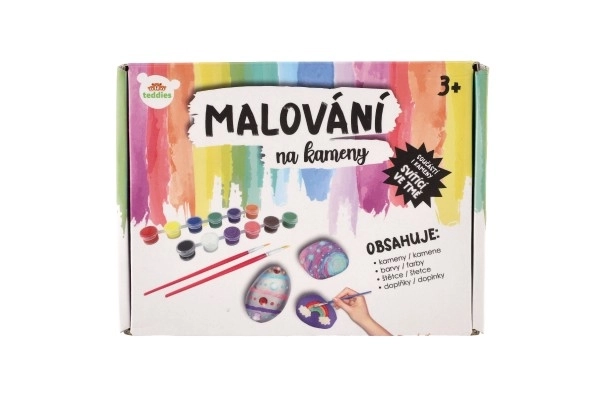 Slikanje na kamne, ki svetijo v temi