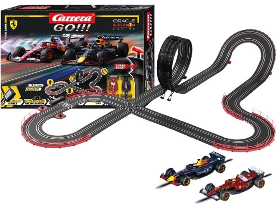 avtocesta Carrera GO Speed Zone 6,3 m z F1 Ferrari in Red Bull