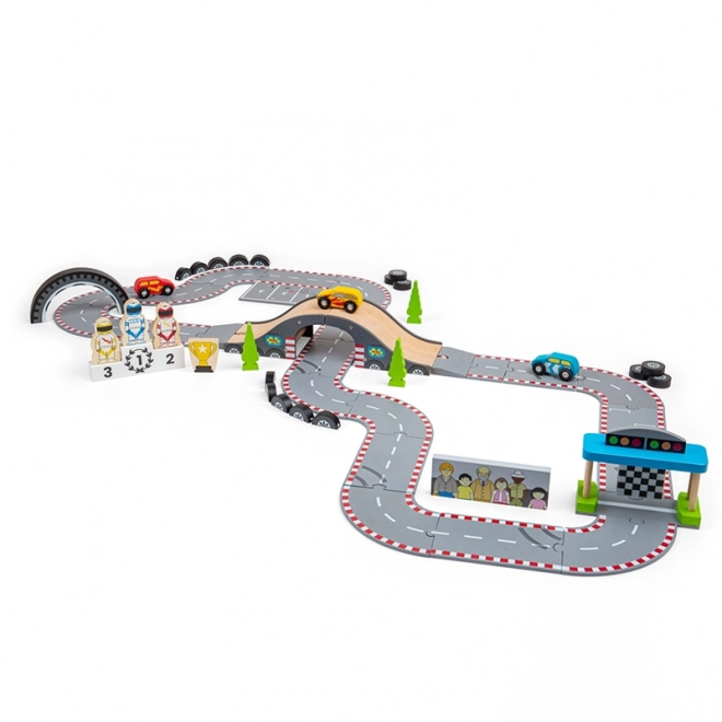 Bigjigs Rail Lesena proga dirkalni dan