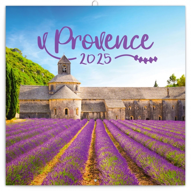 NOTIQUE Koledar za zapiske Provence 2025, dišeč, 30 x 30 cm