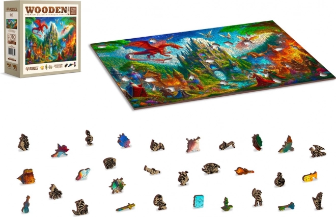 Lesene puzzle Fantasy Grad 1010 kosov