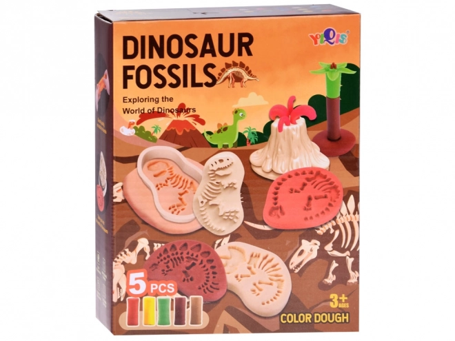Plastelinasti set dinozavri
