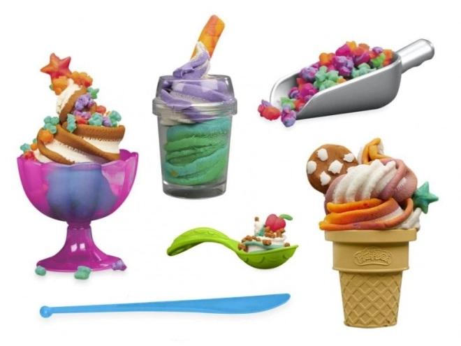 Play-doh Ukrivljena igra7da sladoledarna
