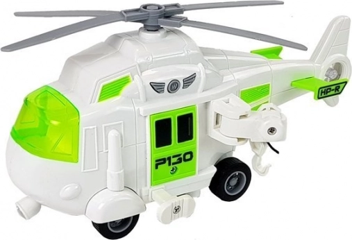 Delujoč vitel s kavljem na helikopterju