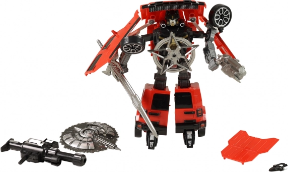 Transformacijski robot - rdeč in črn