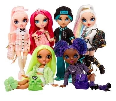 Lutka Holly De Vious iz posebne izdaje Rainbow High Jr High