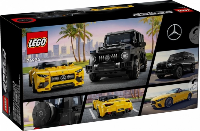 LEGO Speed Champions 76924 Mercedes-AMG G 63 in Mercedes-AMG SL 63