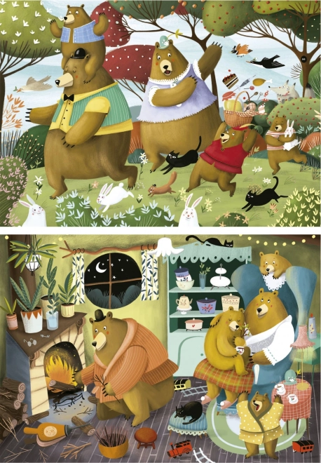 Educa Puzzle Gozdne Zgodbe 2x20 kosov