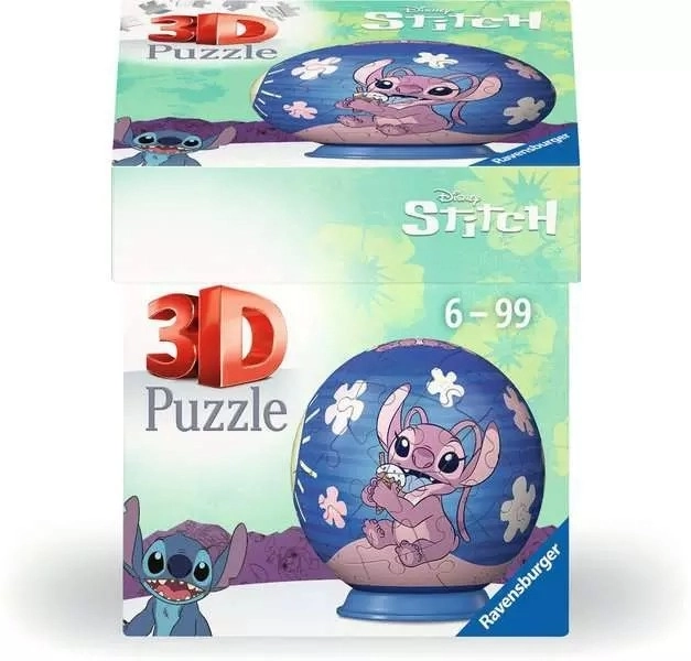 3D sestavljanka Disney Stitch 54 kosov od Ravensburgerja