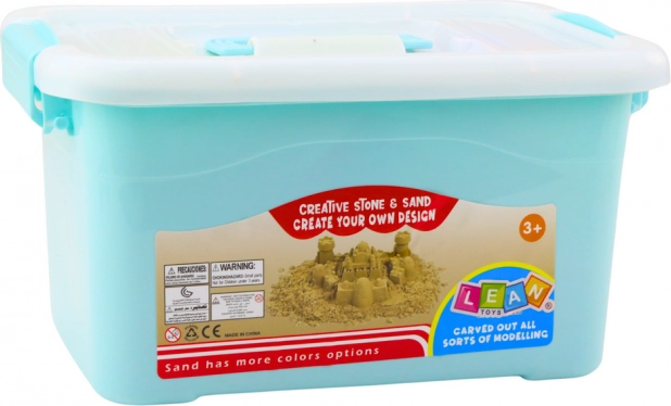 Komplet čarobnega peska roza 3kg s priborom