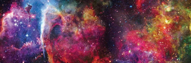 Interdruk panoramske puzzle Galaxy: Vesolje 1000 koščkov