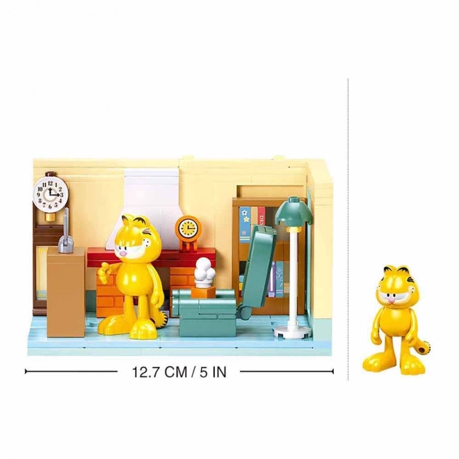 Sluban gradnja Garfield v dnevni sobi