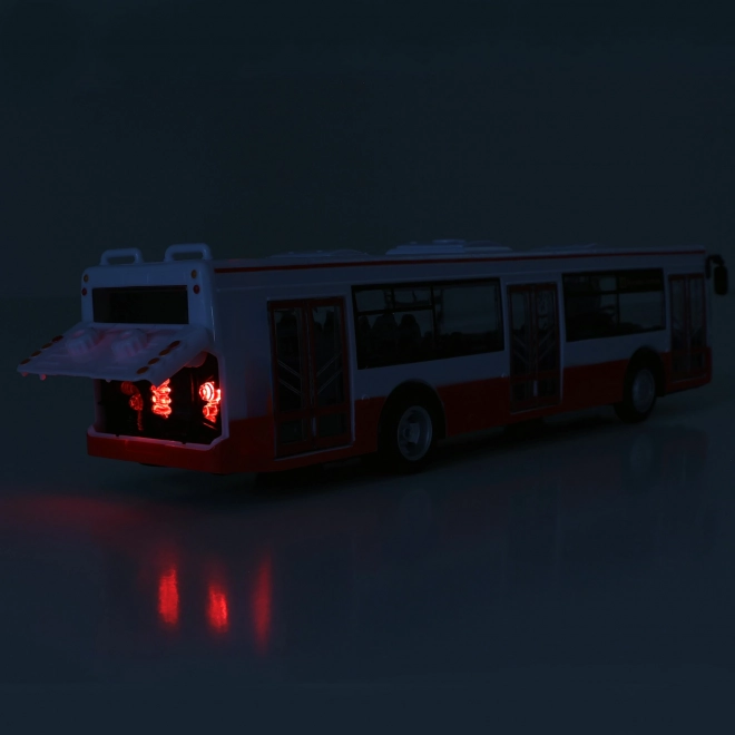 Avtobus, ki napoveduje postaje v češčini 28 cm