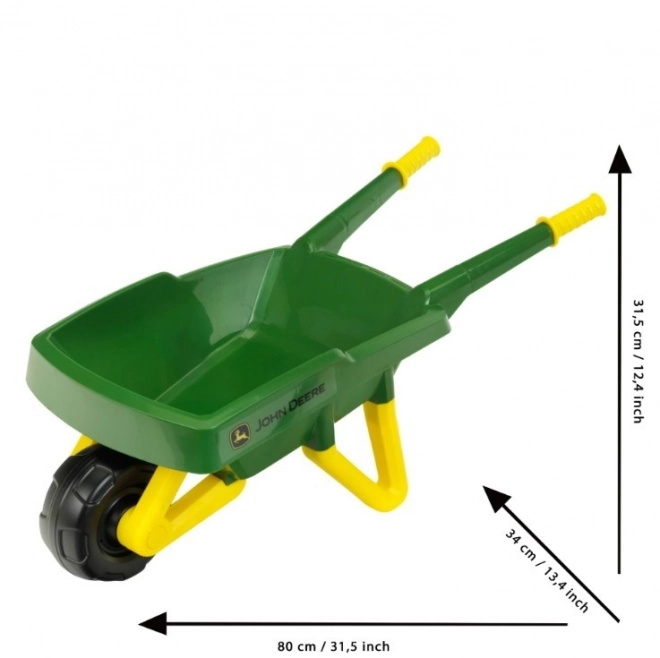 Komplet s samokolnico John Deere