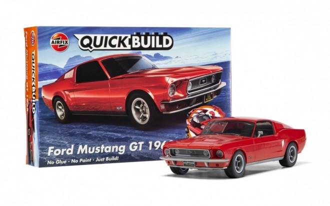 Hitro sestavljiv plastični model Ford Mustang GT 1968
